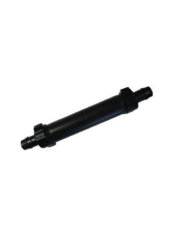 19mm In Line Barbed Black Filter