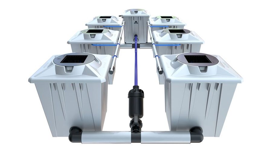Alien Recirculating Deep Water Culture Pro Silver Series 6 Pot 20L RDWC