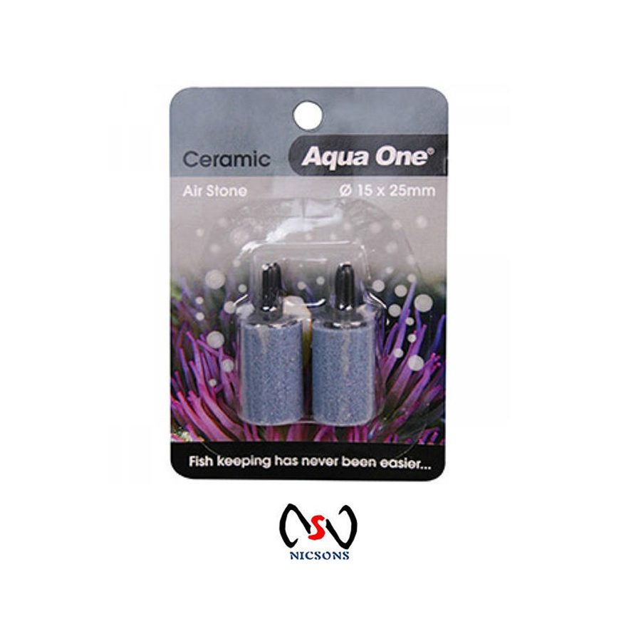 Aqua One Air Stone Ceramic 2x 25x15mm