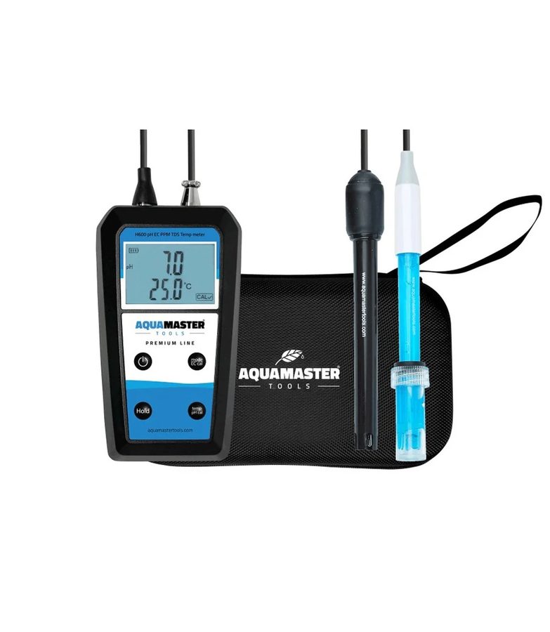 Aquamaster Tools Handheld Meter PH,EC,TEMP H600 Pro