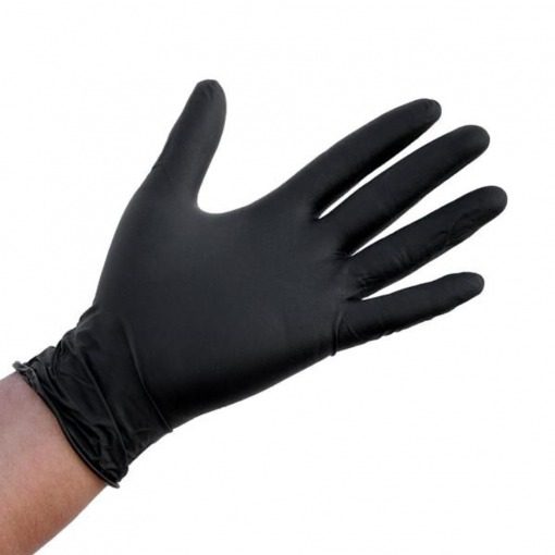 Black Nitrile Glove Large 100/pk