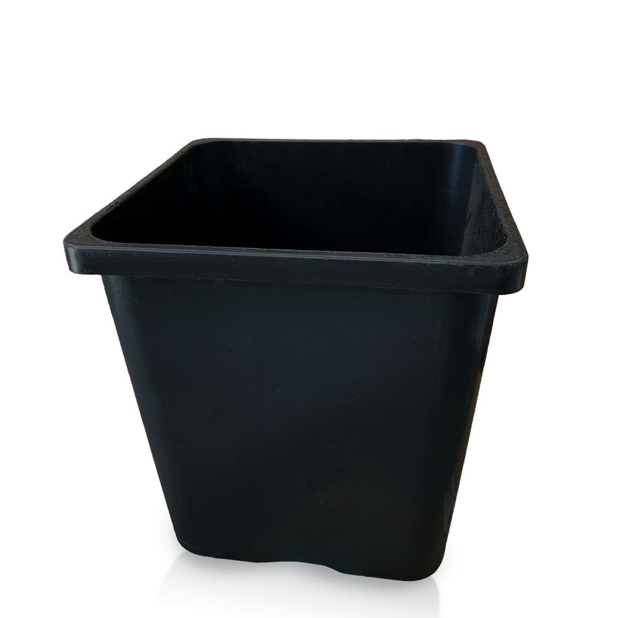 Bucket Black Square 290x400mm 24L