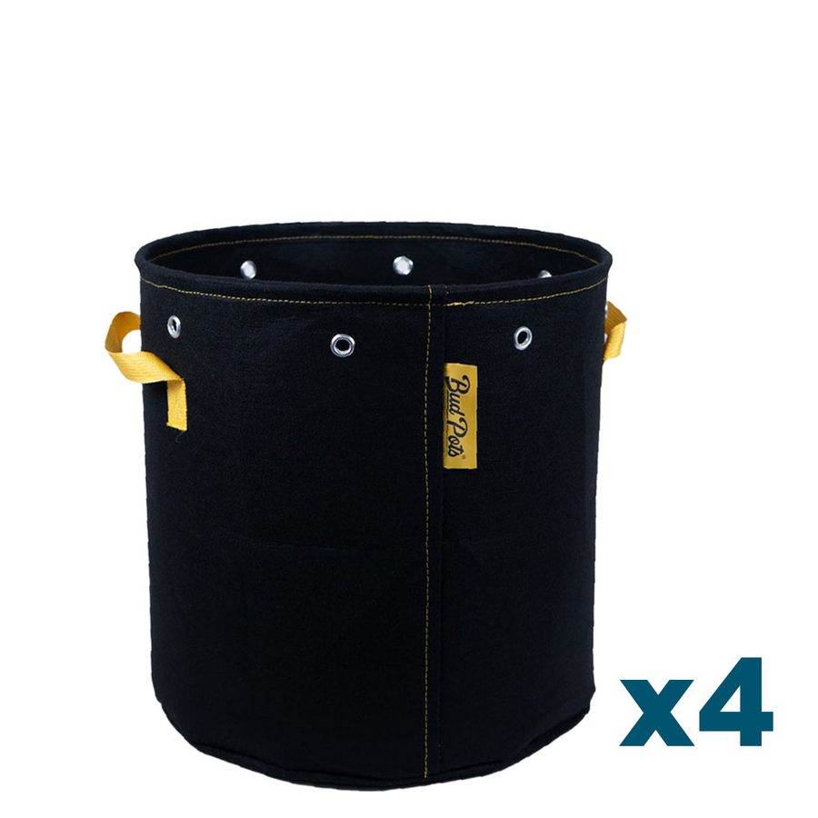 BudTrainer Fabric Budpots 5gal 19L (4 Pack)