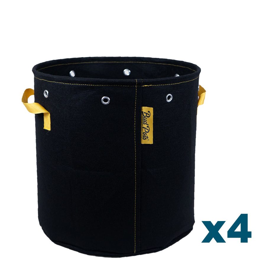 BudTrainer Fabric Budpots 7gal 27L (4 Pack)