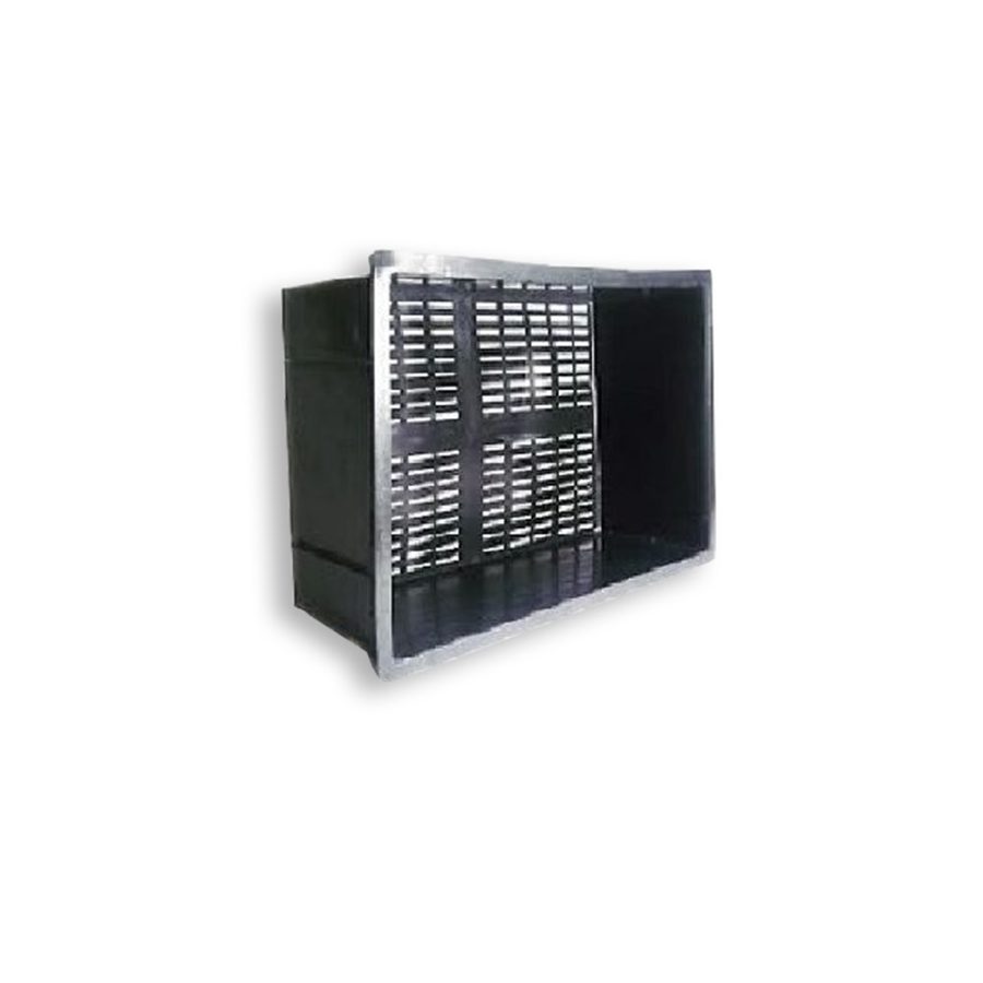Crop Box Tub 45L Black Grated Base