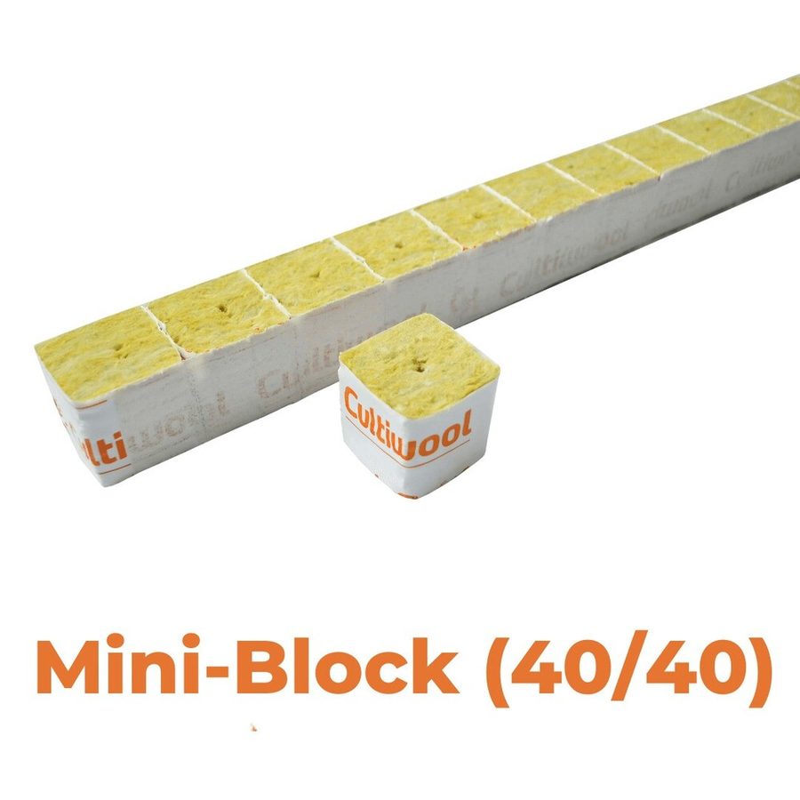 Cultiwool 40mm x 40mm Stonewool Cube