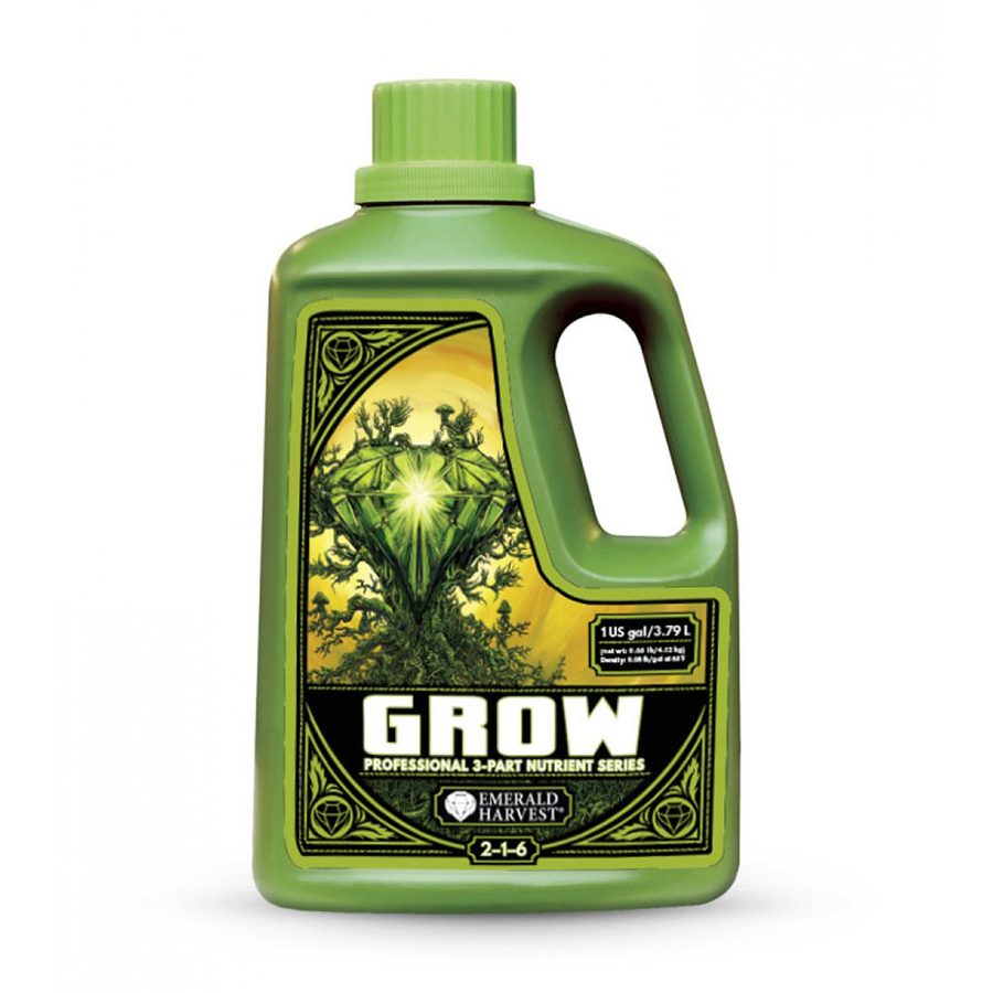 Emerald Harvest Grow 3.79L 3 Part Nutrient Series