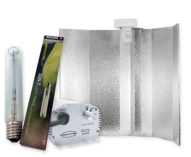 Hortitek Eco Digital 600w Light Kit Dimpled