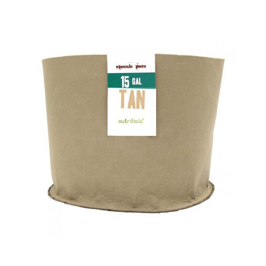 Nutrifield Fabric Pots by Grassroots 15G/57L Made in USA
