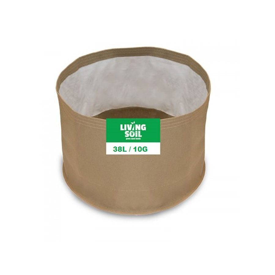 Nutrifield Living Soil Pots by Grassroots 10G/38L Made in USA