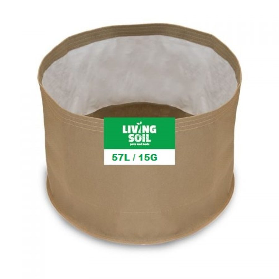 Nutrifield Living Soil Pots by Grassroots 15G/57L Made in USA