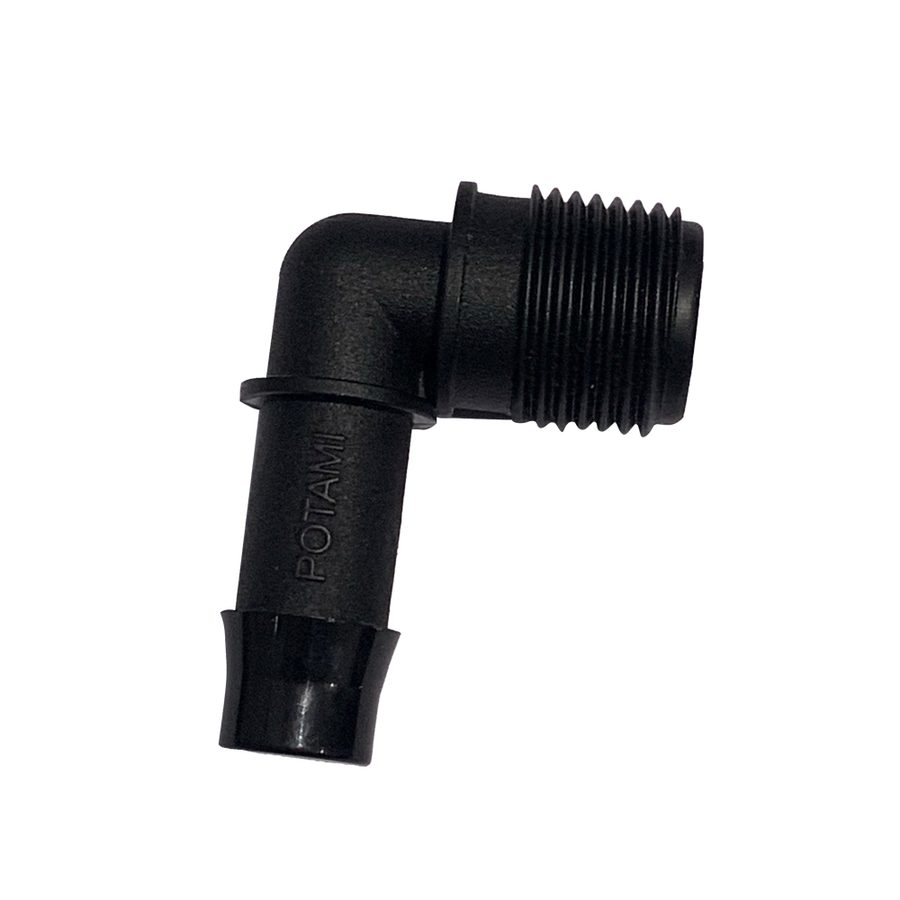 Potami 13mm Barbed Elbow 1/2 inch BSPT